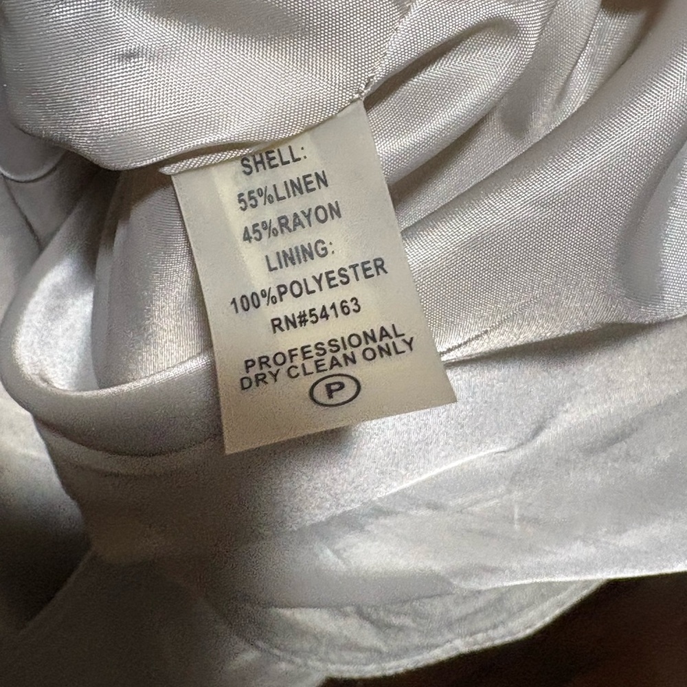 Calvin Klein Cream Midi Dress with Button Detail - Picture 5 of 7